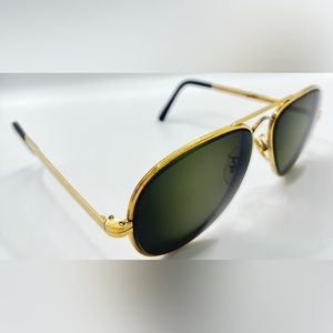Vintage Cottet Pilot 54 Gold Aviator Sunglasses Frames Only